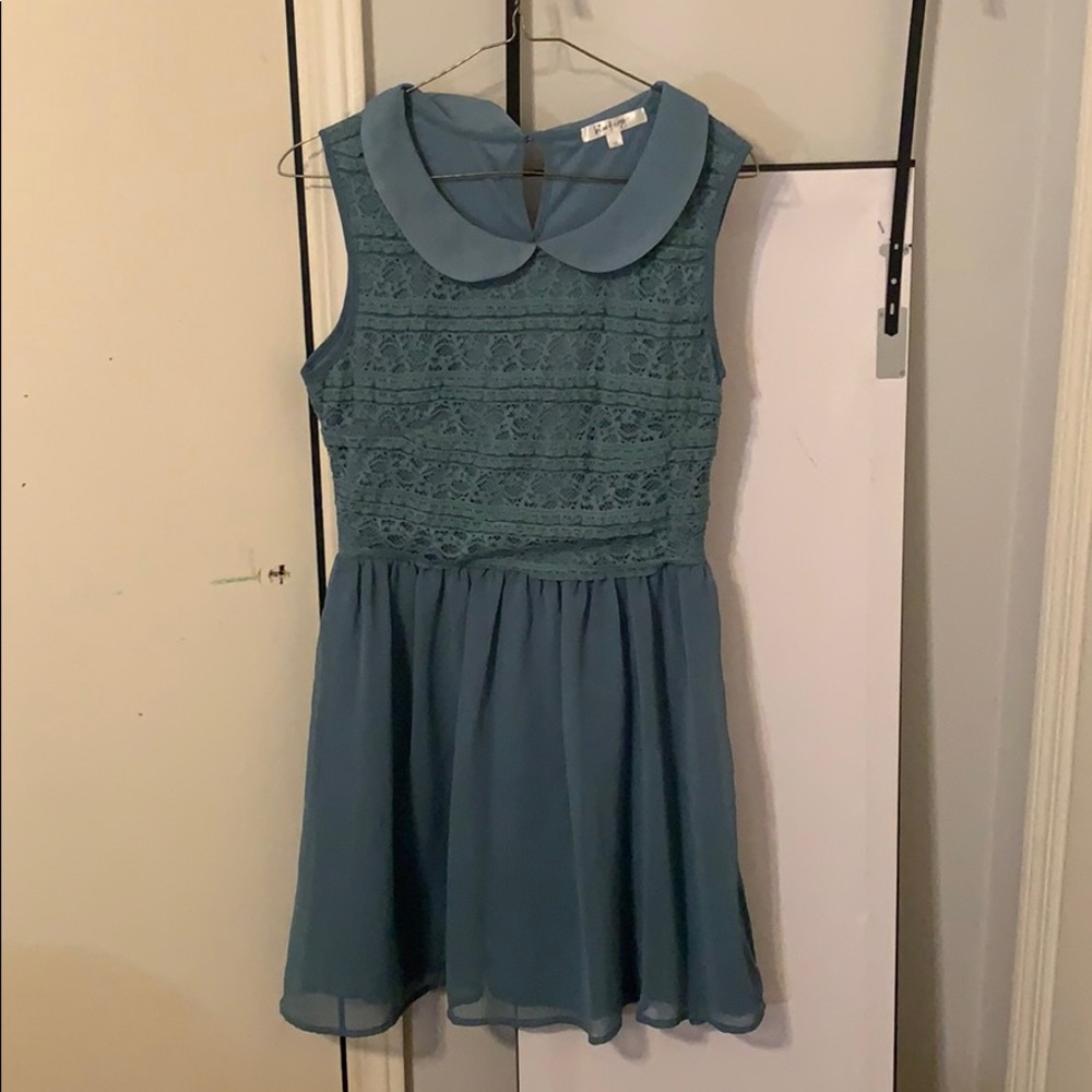 Teal dress